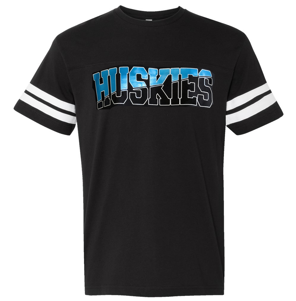Huskies Metallic Mock Up 1