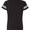 LAT Ladies Black V Neck Back
