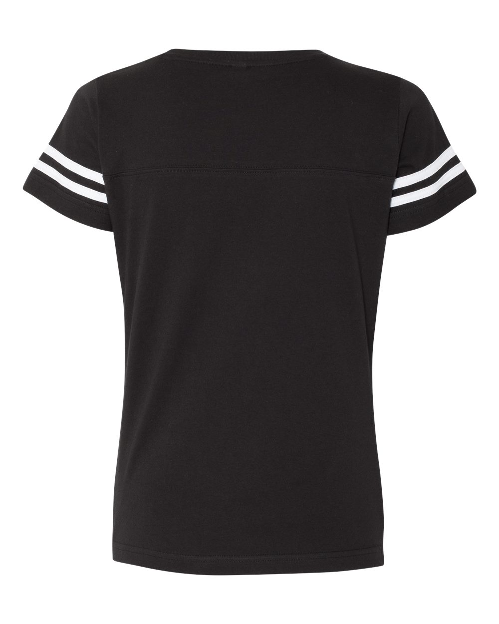 LAT Ladies Black V Neck Back