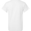 Gildan White Back